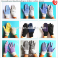 55g, 60g, 65g,...,80g, 85g;70g,75g, ...,100g 7/10 gauge single/double side pvc dot cotton knitted working safety glove